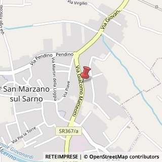 Mappa Via G. Matteotti, 62, 84010 San Marzano sul Sarno, Salerno (Campania)