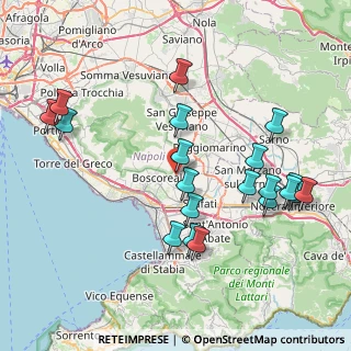 Mappa Via Parrella, 80040 Boscoreale NA, Italia (9.291)