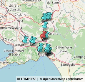 Mappa Via Brecciosa, 84085 Mercato San Severino SA, Italia (10.4425)