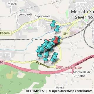 Mappa Via Brecciosa, 84085 Mercato San Severino SA, Italia (0.21786)