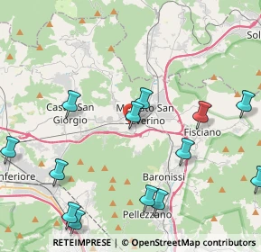 Mappa Via Brecciosa, 84085 Mercato San Severino SA, Italia (5.56538)