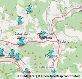 Mappa Via Brecciosa, 84085 Mercato San Severino SA, Italia (6.43)