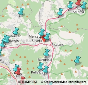 Mappa CAP, 84084 Fisciano SA, Italia (6.802)