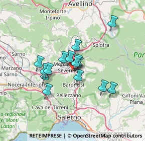 Mappa CAP, 84084 Fisciano SA, Italia (5.566)