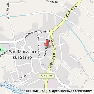Mappa Via Piave, 47, 84010 San Marzano sul Sarno, Salerno (Campania)