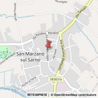 Mappa Via Martiri della Loggia, 29, 84010 San Marzano sul Sarno, Salerno (Campania)