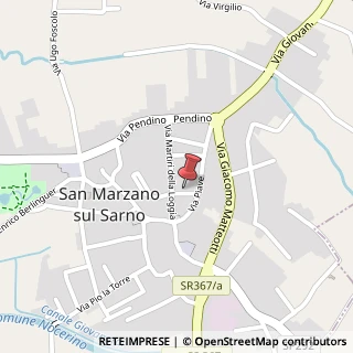 Mappa Via Filippo Turati, 20, 84010 San Marzano sul Sarno, Salerno (Campania)