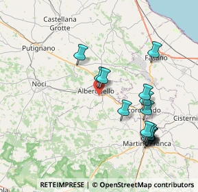 Mappa Via Marraffa, 70011 Alberobello BA, Italia (8.81563)
