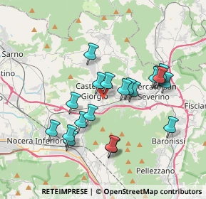 Mappa Piazza Sant'Anna, 84083 Castel San Giorgio SA, Italia (3.6015)