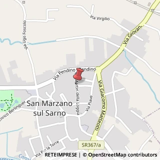 Mappa Via Martiri della Loggia, 50, 84010 San Marzano sul Sarno, Salerno (Campania)