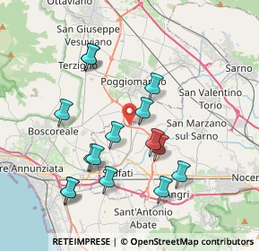 Mappa Via Vittorio Cimmelli, 84018 Scafati SA, Italia (4.006)