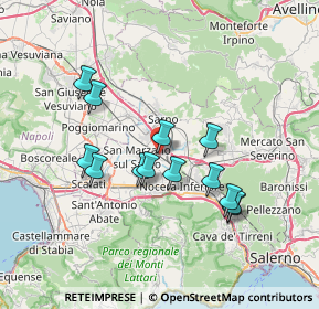 Mappa Via Caiano, 84014 Nocera Inferiore SA, Italia (6.85692)