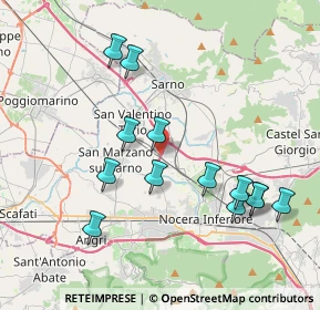 Mappa Via Caiano, 84014 Nocera Inferiore SA, Italia (4.28077)