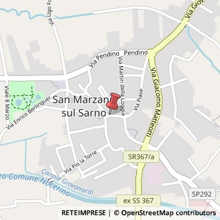 Mappa Piazza Umberto I, 19, 84010 San Marzano sul Sarno, Salerno (Campania)