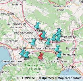 Mappa Via Provinciale Nocera Sarno, 84014 Nocera Inferiore SA, Italia (6.74643)