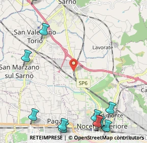 Mappa Via Provinciale Nocera Sarno, 84014 Nocera Inferiore SA, Italia (3.55)