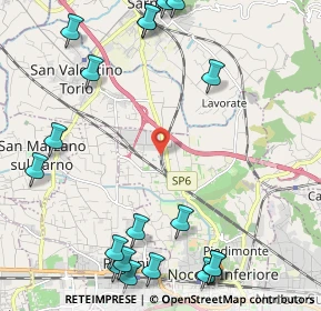 Mappa Via Provinciale Nocera Sarno, 84014 Nocera Inferiore SA, Italia (3.241)