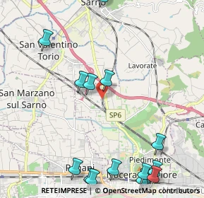 Mappa Via Provinciale Nocera Sarno, 84014 Nocera Inferiore SA, Italia (3.11133)