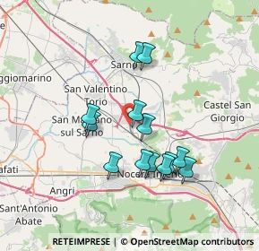 Mappa Via Provinciale Nocera Sarno, 84014 Nocera Inferiore SA, Italia (3.32538)