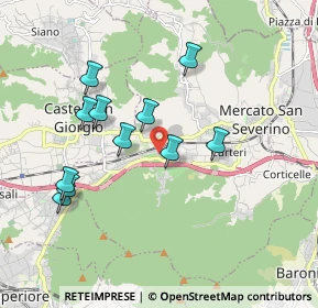 Mappa Via Vignola, 84085 Mercato San Severino SA, Italia (1.91273)