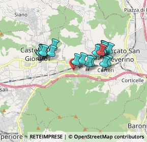 Mappa Via Vignola, 84085 Mercato San Severino SA, Italia (1.502)