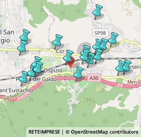 Mappa Via Vignola, 84085 Mercato San Severino SA, Italia (1.015)