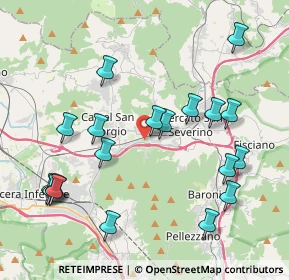 Mappa Via Vignola, 84085 Mercato San Severino SA, Italia (4.81053)