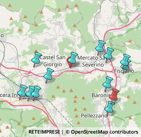 Mappa Via Vignola, 84085 Mercato San Severino SA, Italia (5.08615)