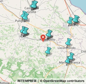 Mappa Via Mottola C.N., 70011 Alberobello BA, Italia (9.587)
