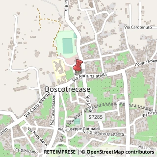 Mappa Via Luigi Perozzi, 11, 80042 Boscotrecase, Napoli (Campania)