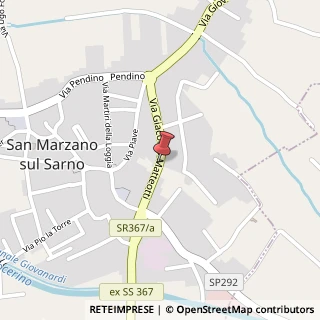Mappa Via Giacomo Matteotti, 43, 84010 San Marzano Sul Sarno SA, Italia, 84010 Sarno, Salerno (Campania)