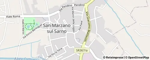 Mappa San Marzano sul Sarno