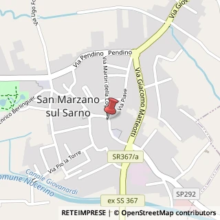 Mappa Via de Pascale Sergente, 1, 84010 San Marzano sul Sarno, Salerno (Campania)