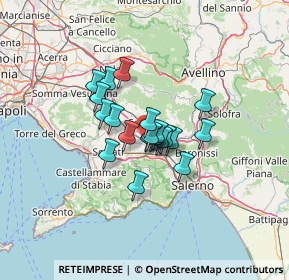 Mappa SP Nocera-Sarno, 84014 Nocera Inferiore SA, Italia (8.7625)