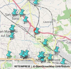 Mappa SP Nocera-Sarno, 84014 Nocera Inferiore SA, Italia (3.0035)