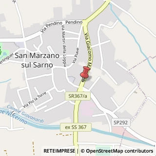 Mappa Via Giacomo Matteotti, 11, 84010 San Marzano sul Sarno, Salerno (Campania)