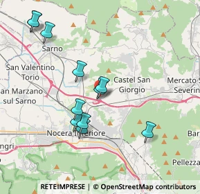 Mappa Via Claudia Lanzara, 84083 Castel San Giorgio SA, Italia (4.05273)