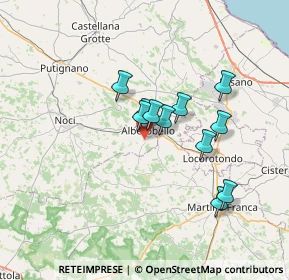 Mappa Contrada Muscio, 70011 Alberobello BA, Italia (5.81727)