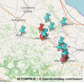 Mappa Contrada Muscio, 70011 Alberobello BA, Italia (7.92444)