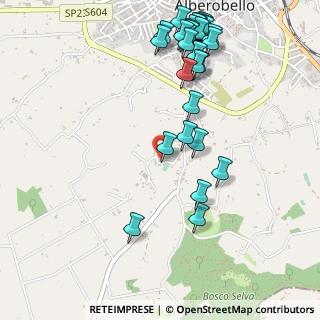 Mappa Contrada Muscio, 70011 Alberobello BA, Italia (0.674)