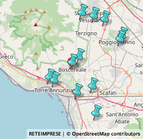 Mappa CAP, 80041 Boscoreale NA, Italia (4.28583)