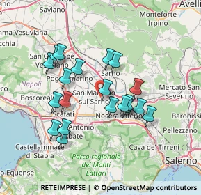 Mappa Via Prima, 84016 Pagani SA, Italia (6.854)