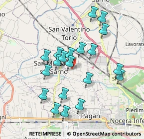 Mappa Via Prima, 84016 Pagani SA, Italia (1.872)