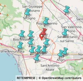Mappa Via Acquavitari, 84018 Scafati SA, Italia (3.84875)