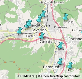 Mappa Via Monticelli di Sotto, 84085 Mercato San Severino SA, Italia (2.42818)