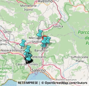 Mappa 84084 Fisciano SA, Italia (8.3585)