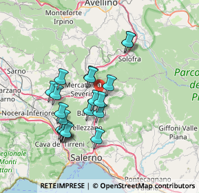 Mappa 84084 Fisciano SA, Italia (6.9195)