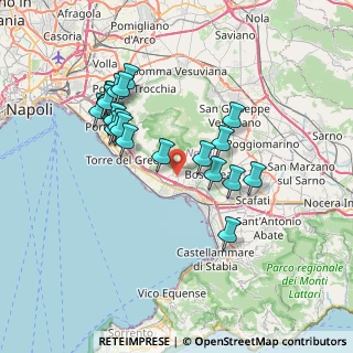 Mappa Via Sottotenente Staibano, 80040 Trecase NA, Italia (7.3895)