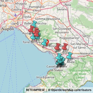Mappa Via Sottotenente Staibano, 80040 Trecase NA, Italia (7.2915)