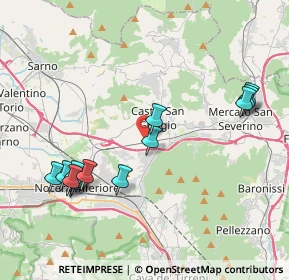 Mappa Via Cavalluccio, 84083 Castel San Giorgio SA, Italia (4.67154)